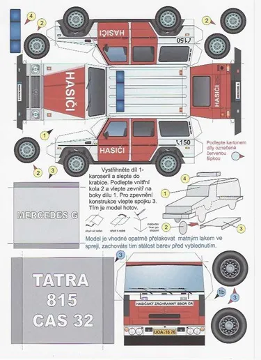Tatra 815 CAS 32 a Mercedes G